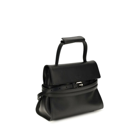 Moschino Bolso De Hombro De Piel De Ternera Negro Bos Taurus
