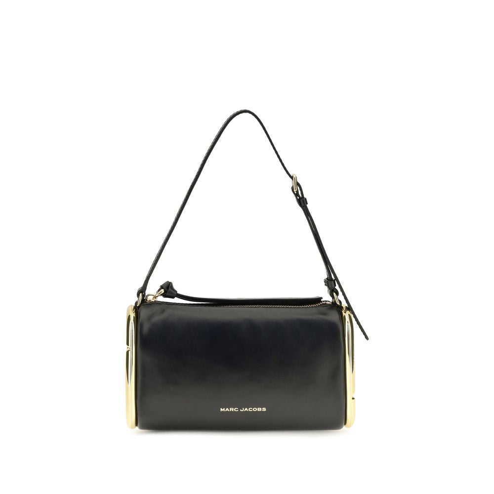 Marc Jacobs Compact Calf Leather Shoulder Bag Black