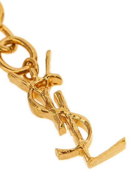 Pulsera De Cadena En Latón Dorado De Saint Laurent