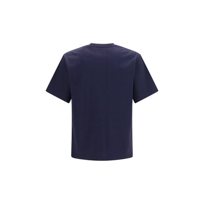 Ferragamo Blue Regular Fit Cotton T-Shirt