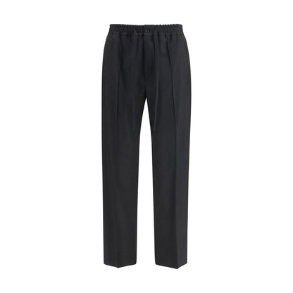 Valentino Garavani Black Cotton Chino Trousers