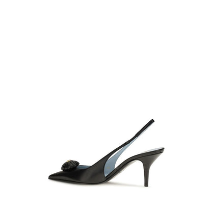 Pumps Valentino Garavani Tacón Alto Piel Negra Colección Bos Taurus