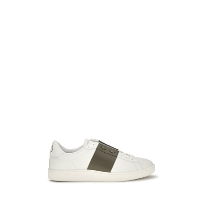 Valentino Garavani White Bos Taurus Calfskin Low-Top Sneakers