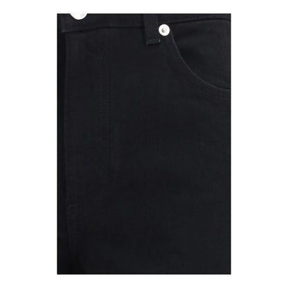 Dolce & Gabbana Vaqueros De Pierna Recta De Algodón Negro