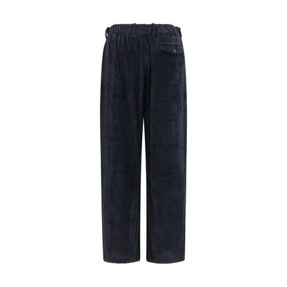 Giorgio Armani Black Viscose Casual Trousers