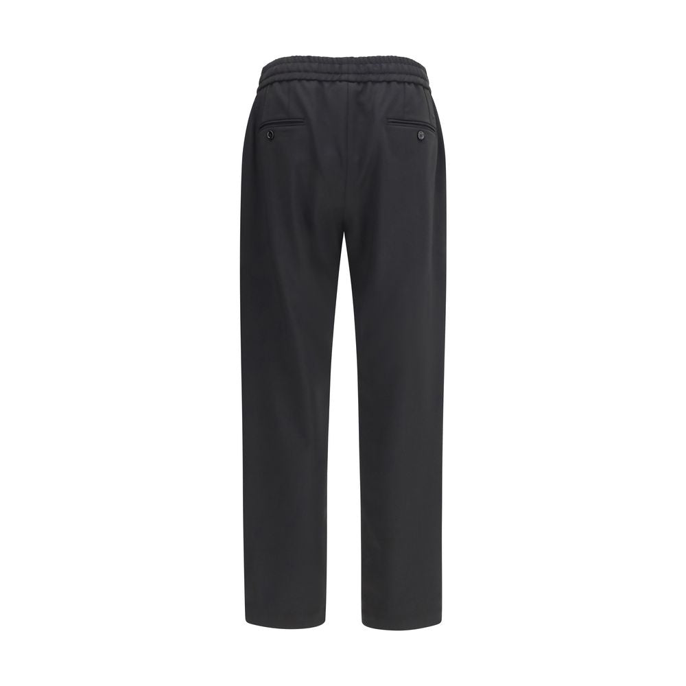 Dolce & Gabbana Joggers Oves Aries De Lana Negra - Confort Y Estilo Deportivo