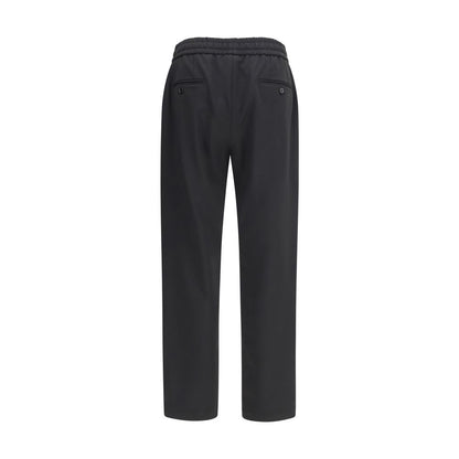 Dolce & Gabbana Joggers Oves Aries De Lana Negra - Confort Y Estilo Deportivo