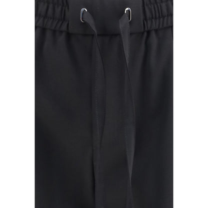 Dolce & Gabbana Joggers Oves Aries De Lana Negra - Confort Y Estilo Deportivo