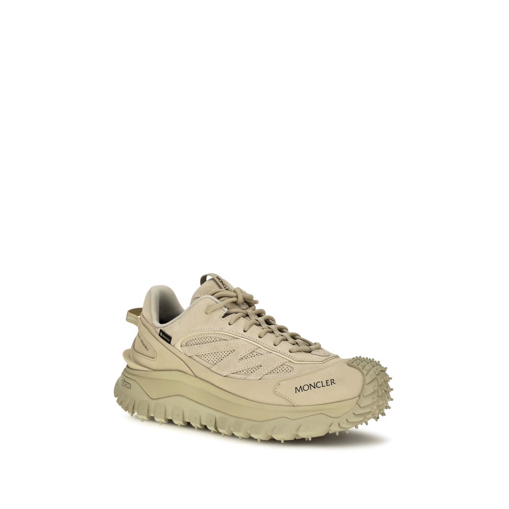 Zapatillas Deportivas Moncler Bos Taurus de Piel de Ternero Beige