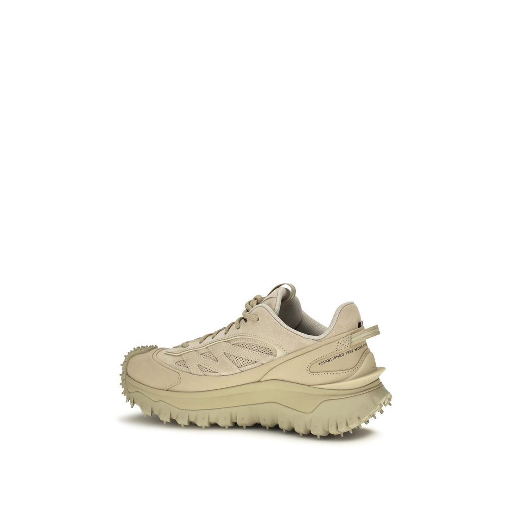 Zapatillas Deportivas Moncler Bos Taurus de Piel de Ternero Beige