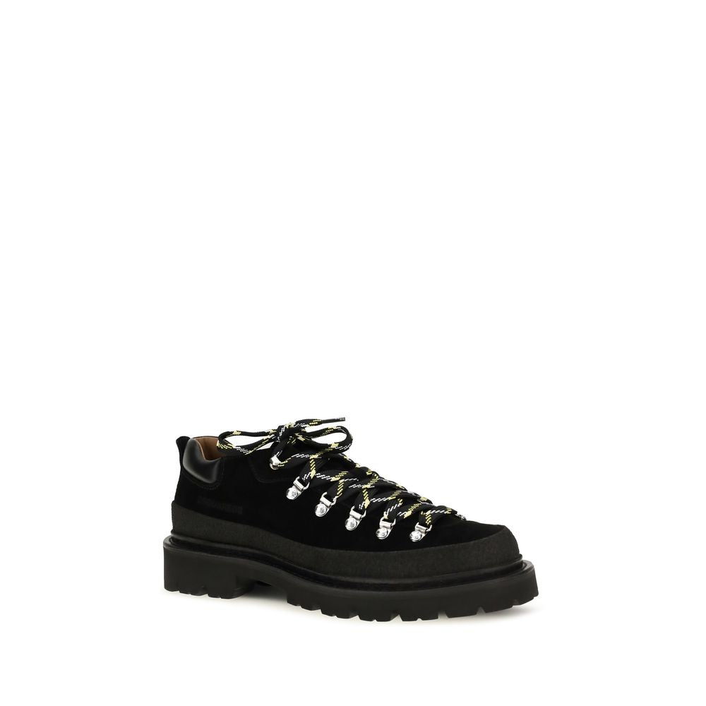 Dsquared² Baskets en cuir de veau noir Bos Taurus