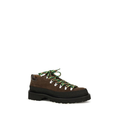 Dsquared² Botas de Cordones en Cuero de Ternera Marrón Modelo Bos Taurus