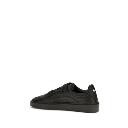 Zapatillas Deportivas Dsquared² De Cuero De Ternera Negra Modelo Bos Taurus