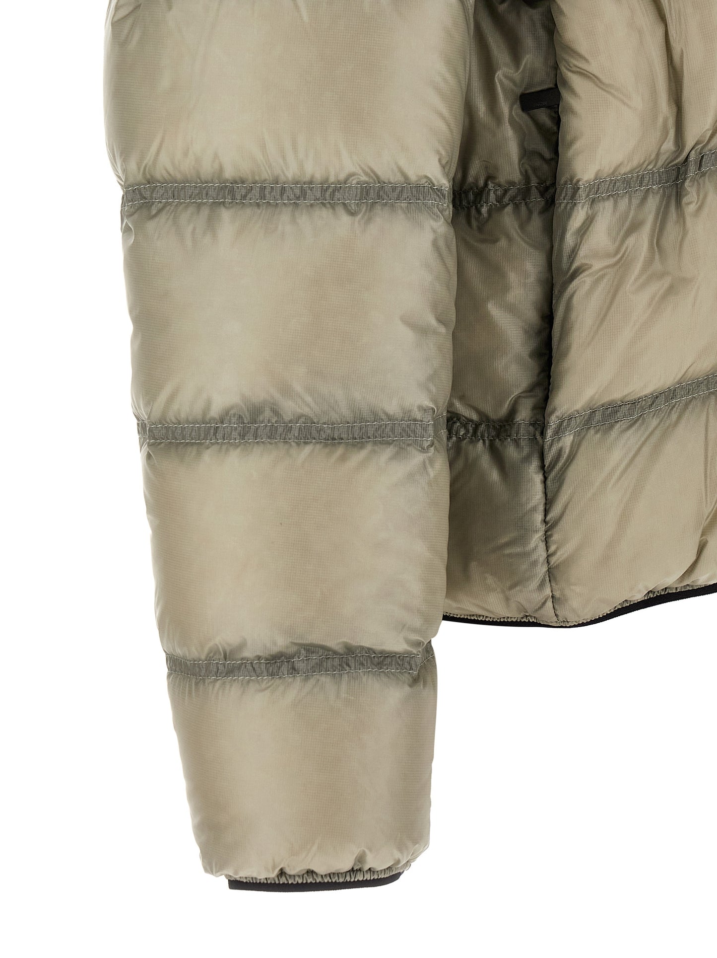 Moncler Beige Guadiana Long Polyamide Coat