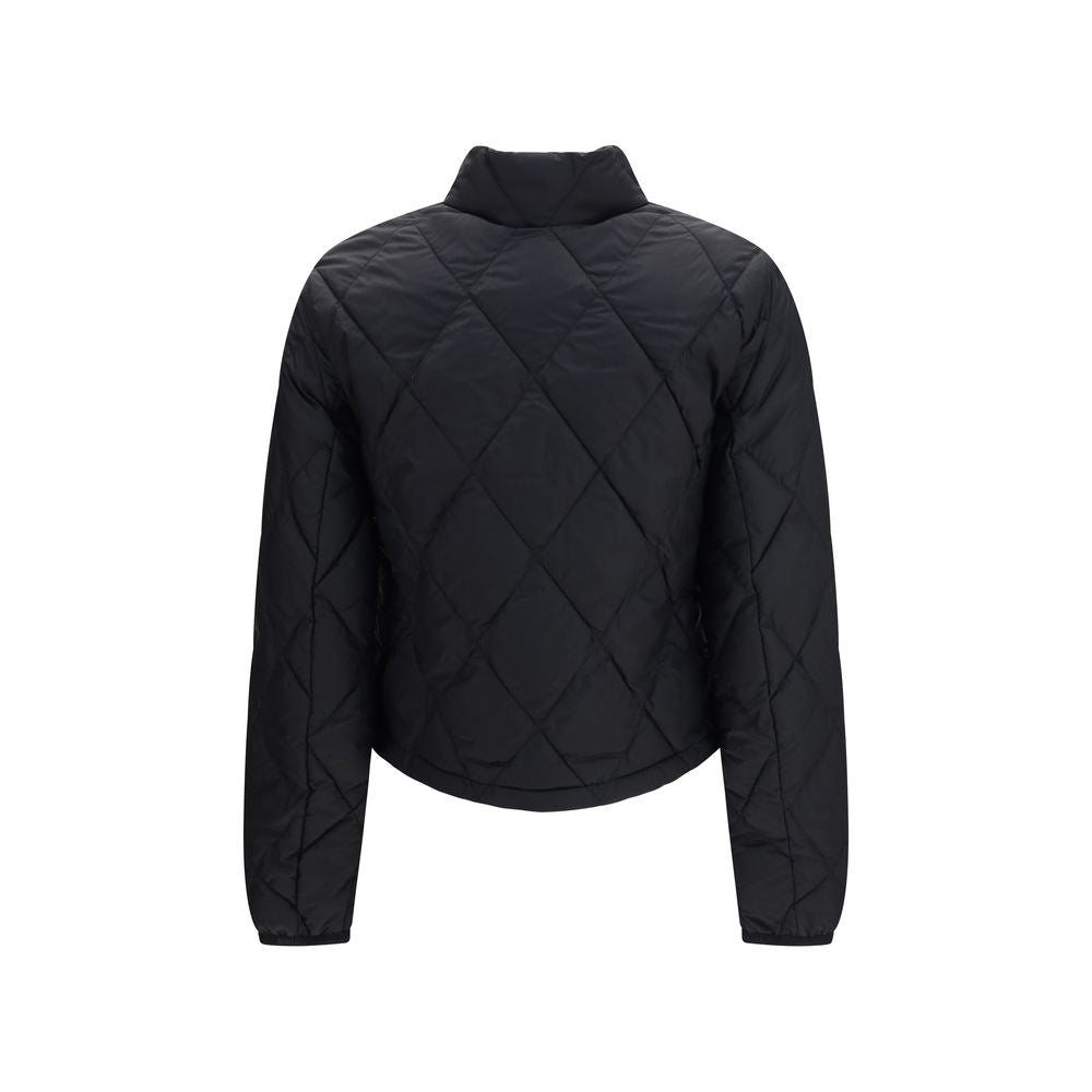 Full-length black polyamide Burberry jacket