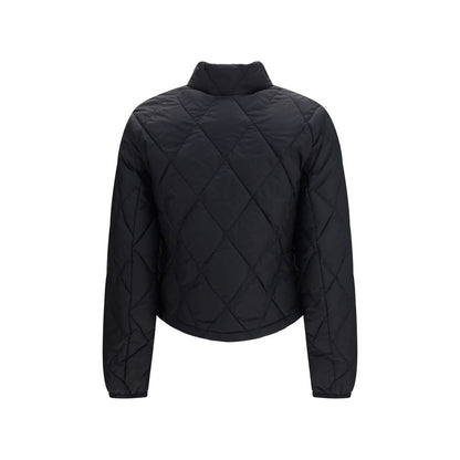Full-length black polyamide Burberry jacket