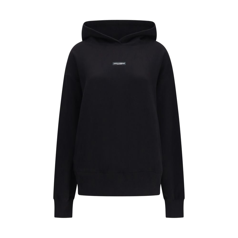 Black Cotton Dolce & Gabbana Classic Hoodie