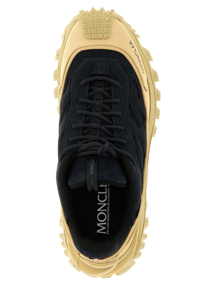 Moncler Blue Leather Trainers - Ideal For Physical Activity