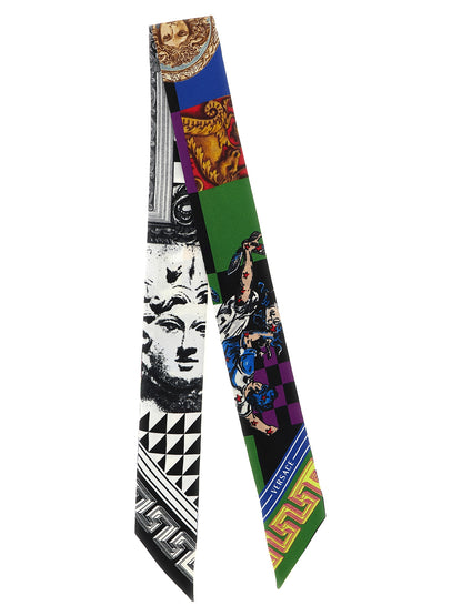 Versace Multicolor Silk Foulard Elegant Style