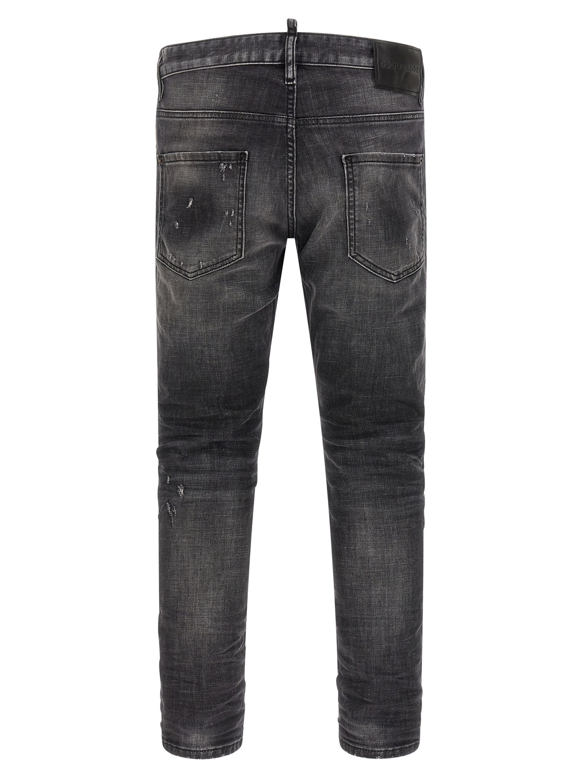 Dsquared² Grey Cotton Skinny Jeans - Slim Fit