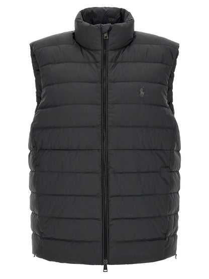 Polo Ralph Lauren Chaqueta Sin Mangas Poliéster Negro