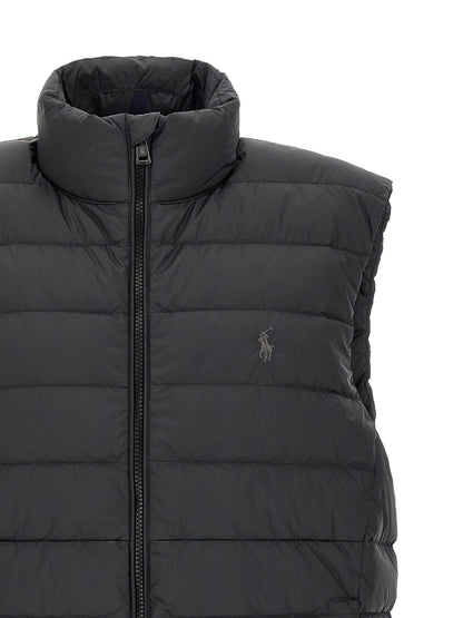 Polo Ralph Lauren Chaqueta Sin Mangas Poliéster Negro