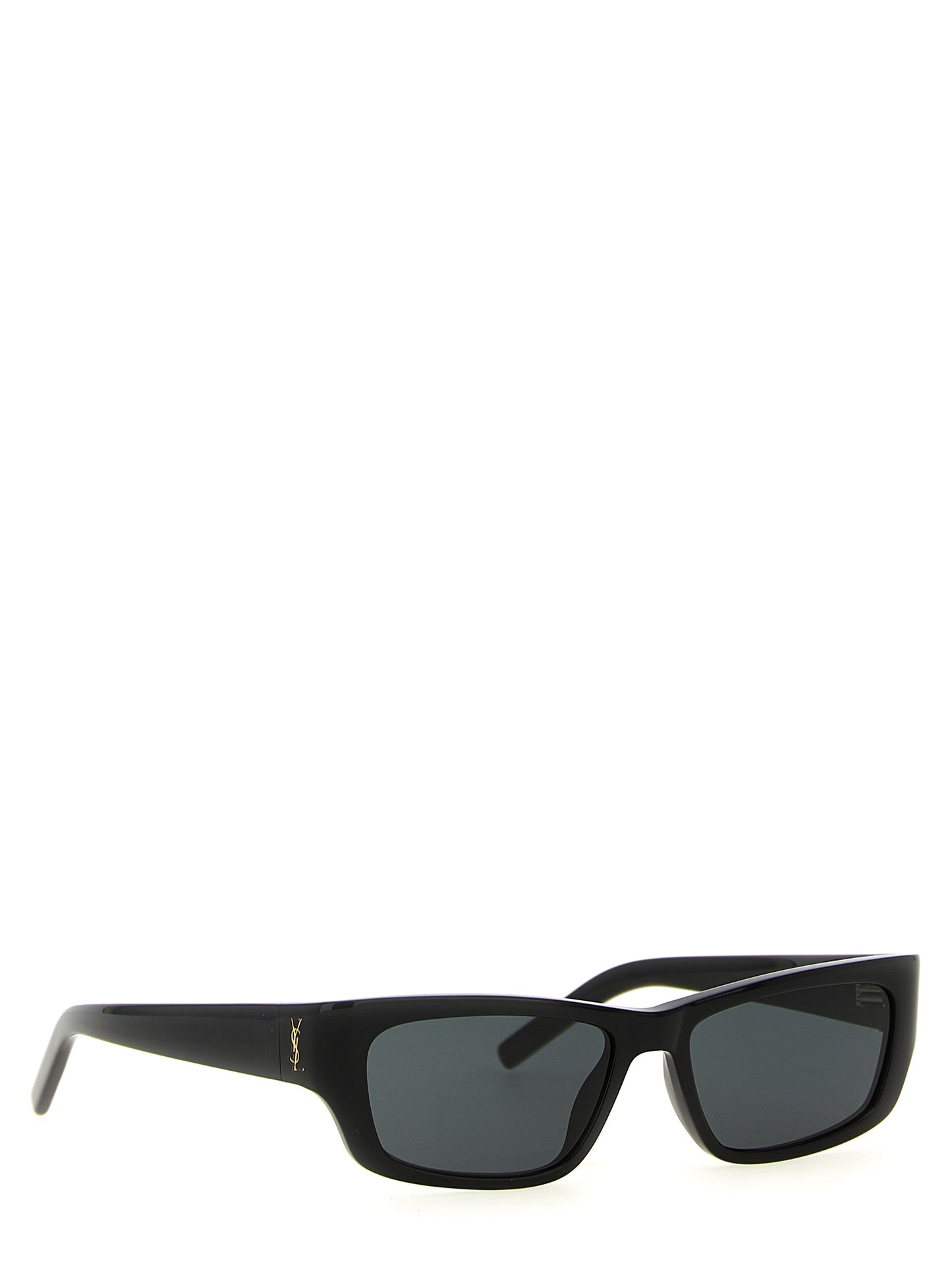 Lunettes de soleil Saint Laurent en acétate noir