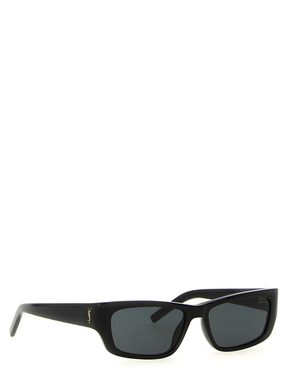 Lunettes de soleil Saint Laurent en acétate noir