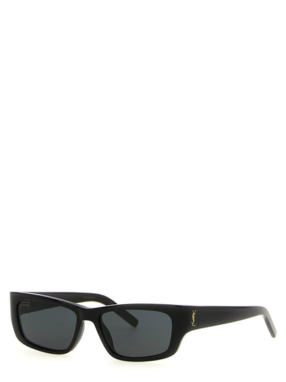 Lunettes de soleil Saint Laurent en acétate noir