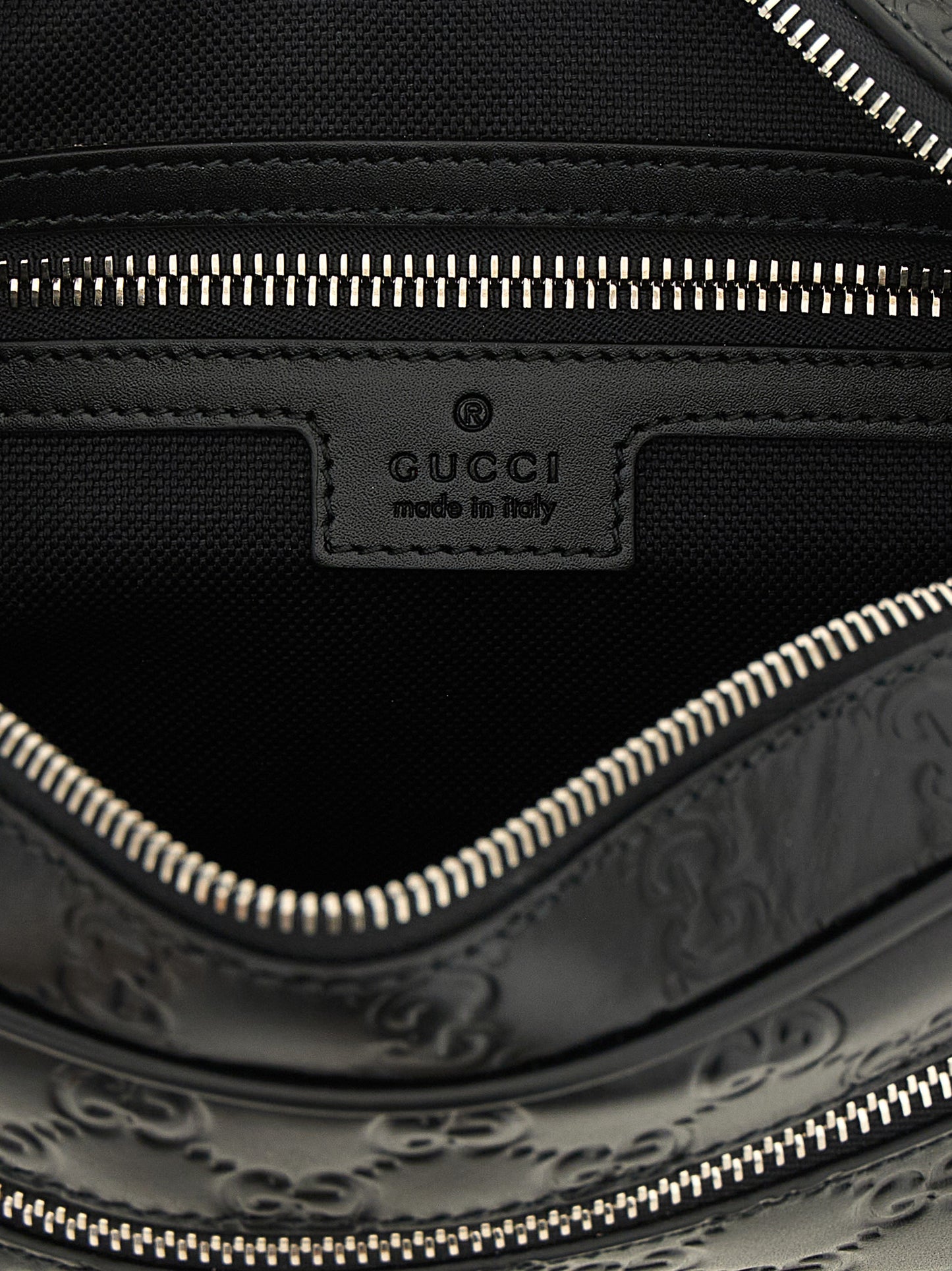 Bolso Bandolera Pequeño De Piel De Becerro Negro De Gucci