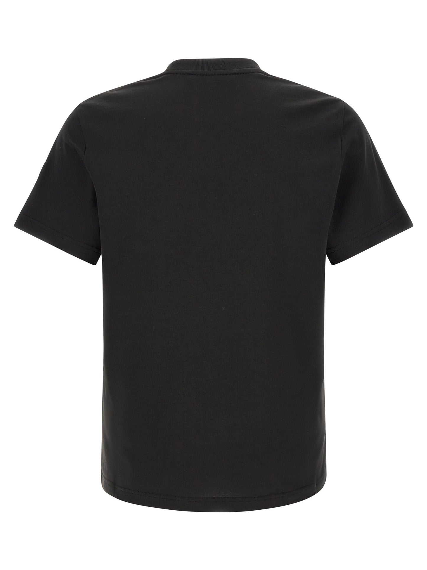 T-shirt Moncler en Coton Noir Style Décontracté Intemporel