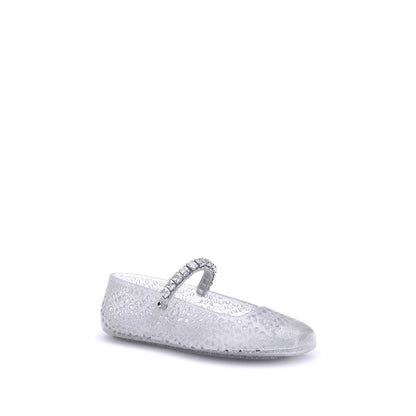 Bailarinas De Poliuretano Blanco Jimmy Choo Calzado Mujer