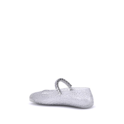 Bailarinas De Poliuretano Blanco Jimmy Choo Calzado Mujer