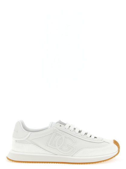 Baskets basses Dolce & Gabbana DG Cushion - Cuir de veau blanc