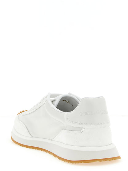 Baskets basses Dolce & Gabbana DG Cushion - Cuir de veau blanc