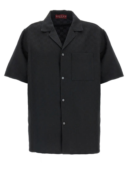 Blusa De Lino Negro Gucci Prenda Femenina De Vestir
