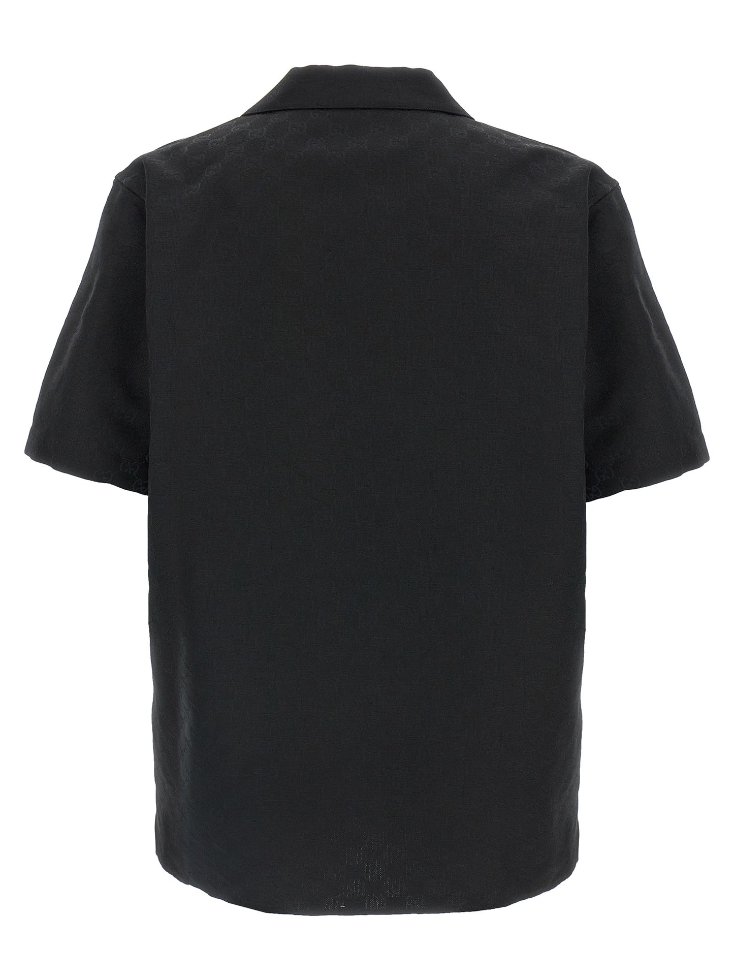 Blusa De Lino Negro Gucci Prenda Femenina De Vestir