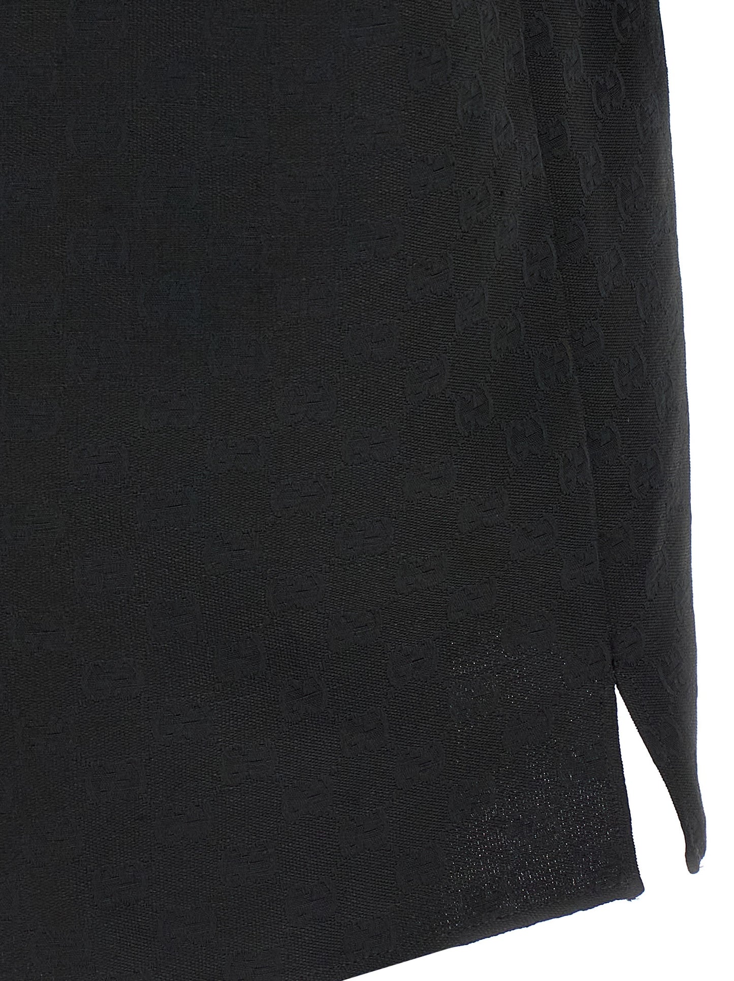 Blusa De Lino Negro Gucci Prenda Femenina De Vestir
