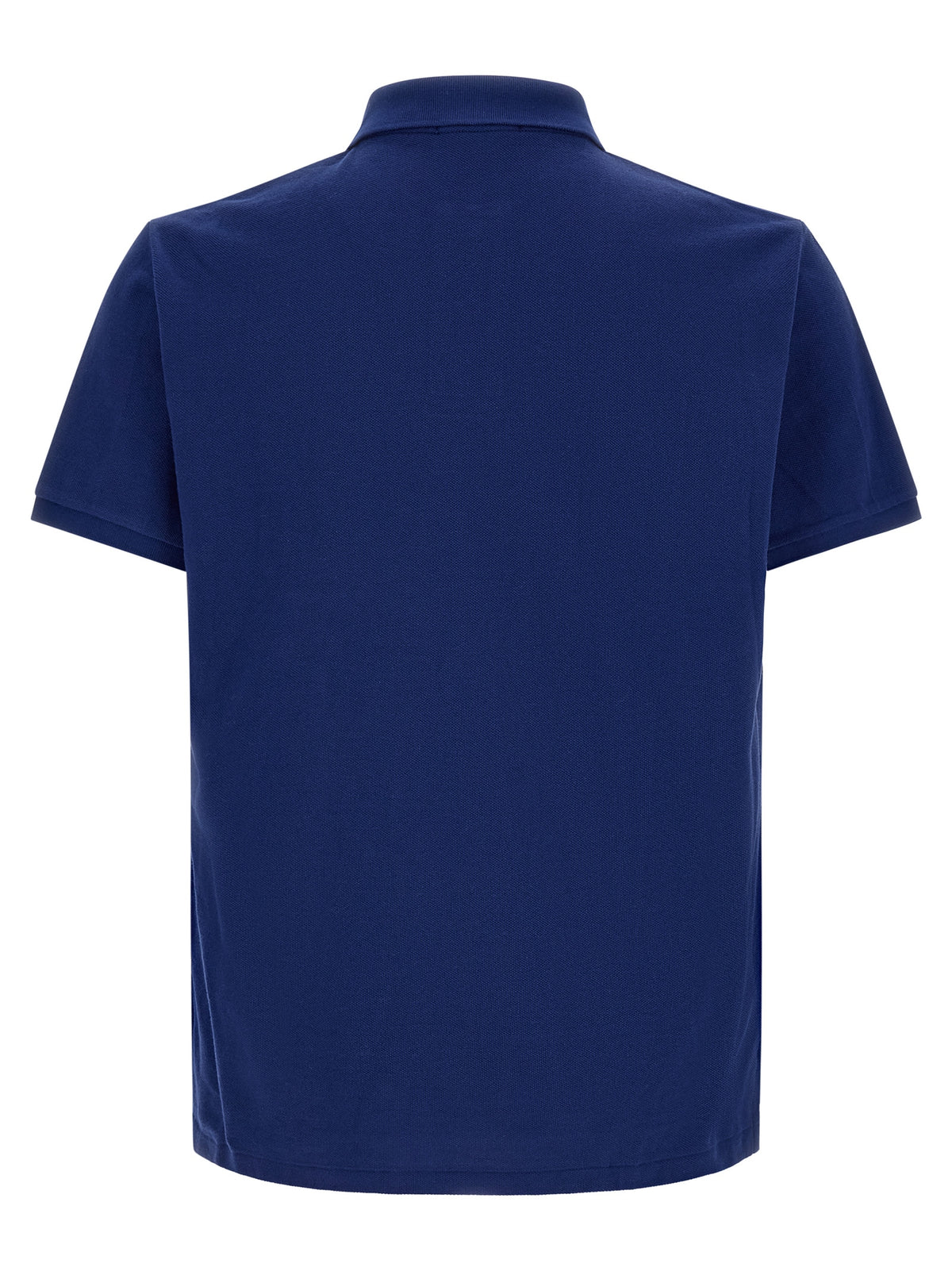 Camisa Polo De Algodón Azul Ralph Lauren Clásica