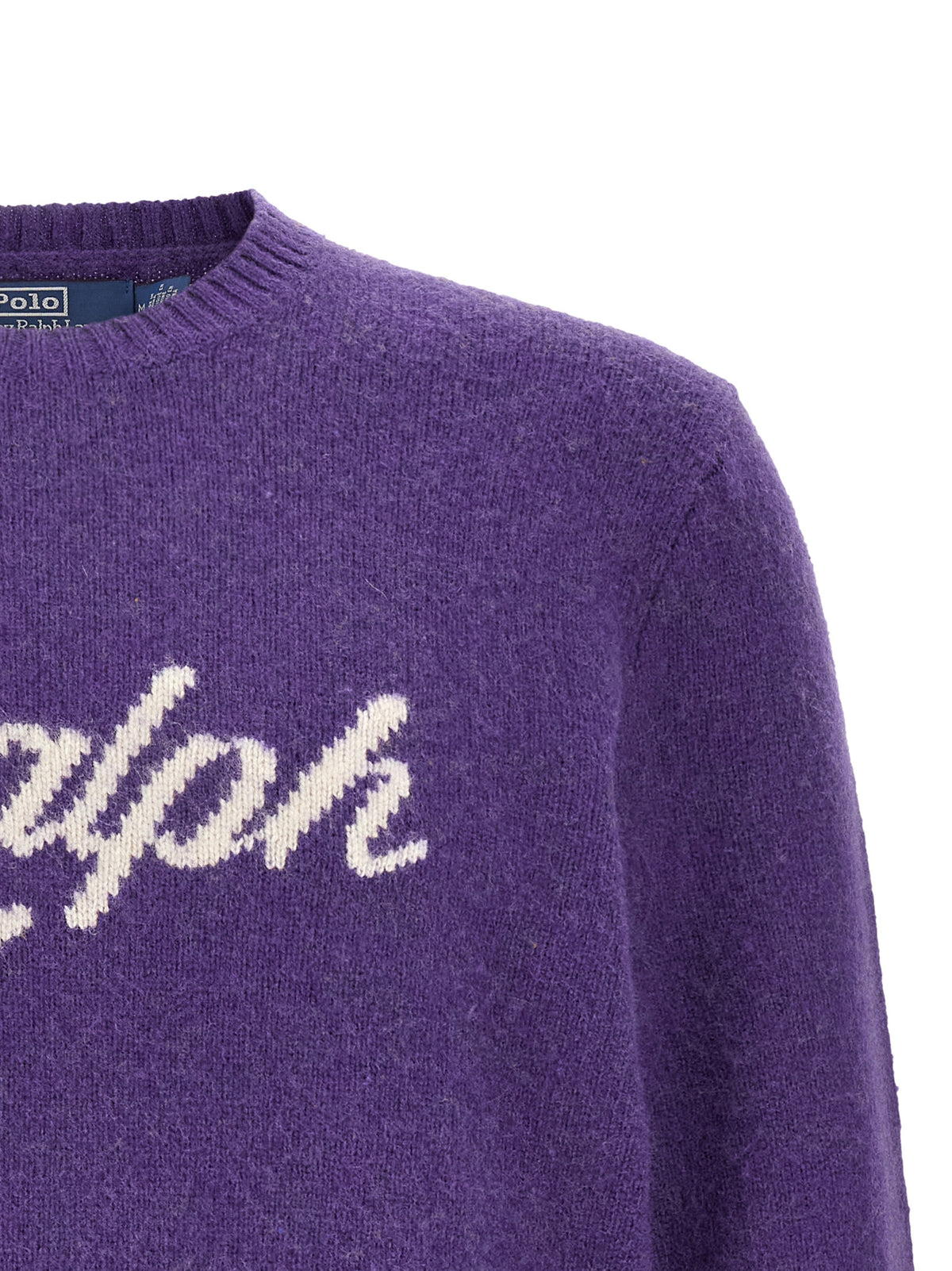Cárdigan De Lana En Tono Púrpura De Polo Ralph Lauren