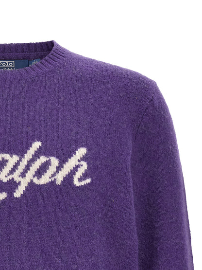 Cárdigan De Lana En Tono Púrpura De Polo Ralph Lauren