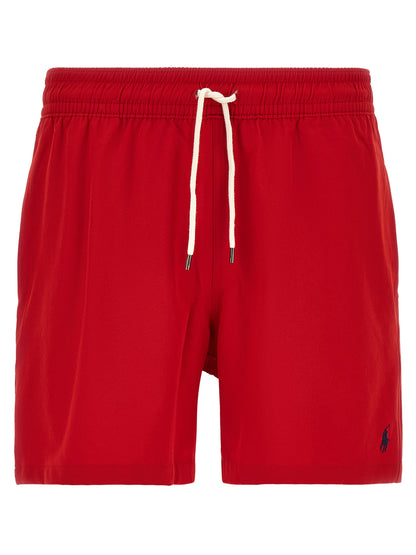 Polo Ralph Lauren Bermudas De Baño De Poliéster Rojas