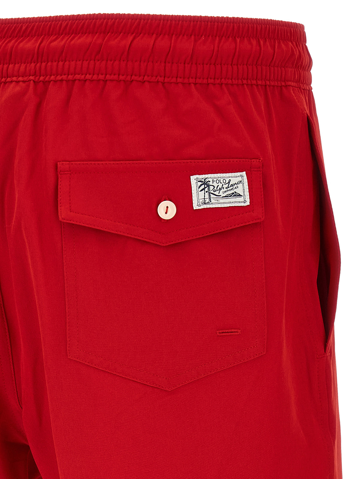 Polo Ralph Lauren Bermudas De Baño De Poliéster Rojas