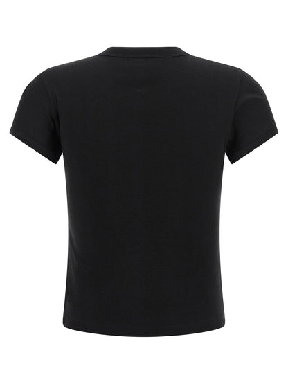 Saint Laurent Black Cotton T-Shirt