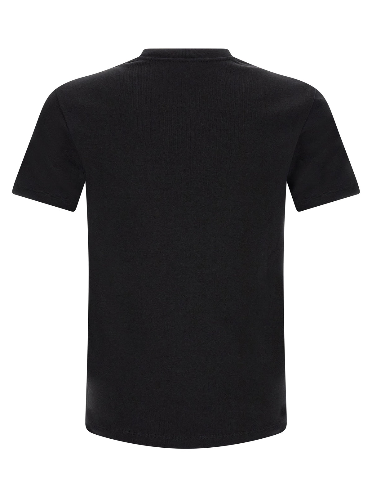 Camiseta Saint Laurent De Algodón Negro - Silueta Clásica Cómoda