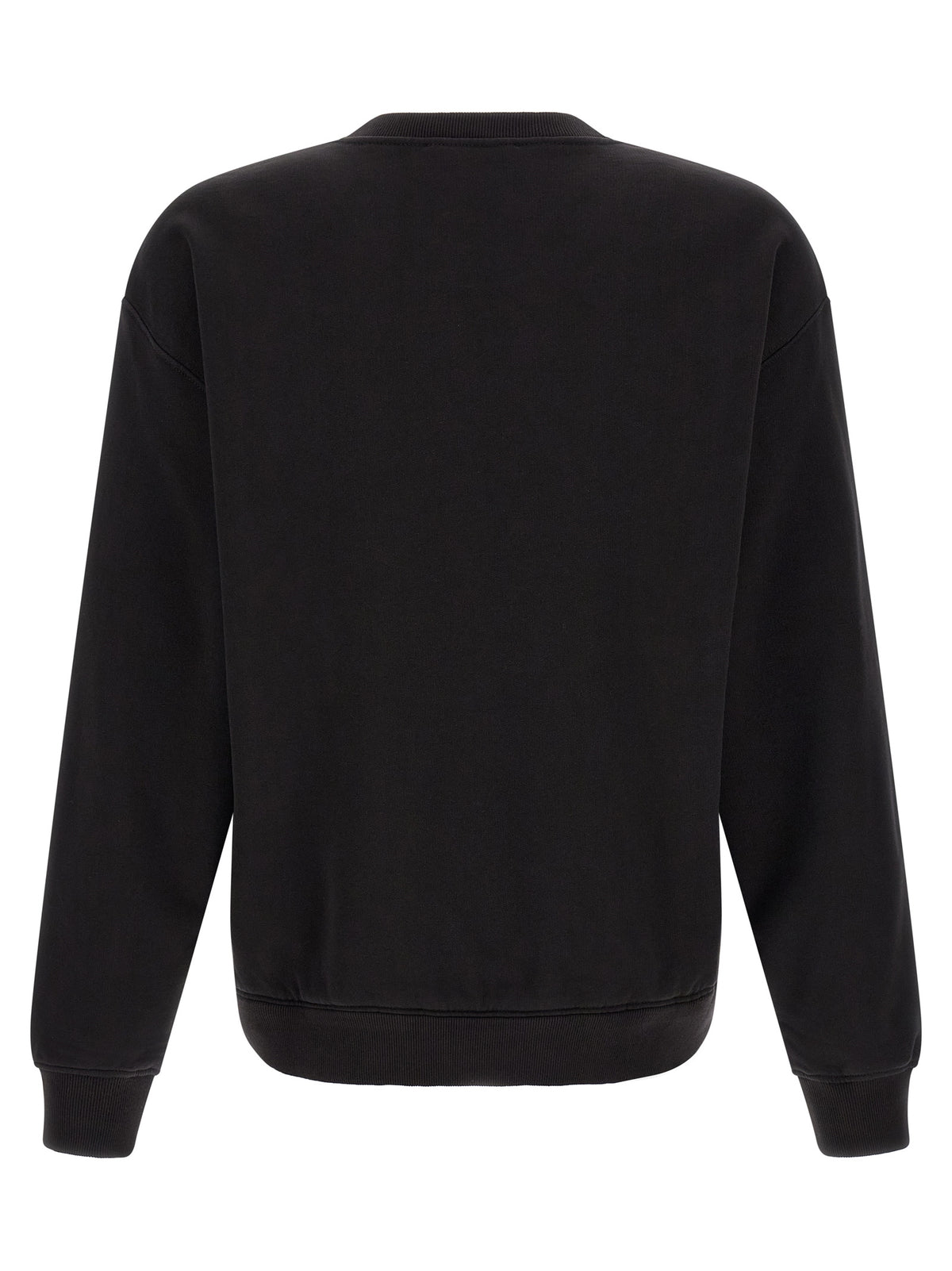 Sweat-shirt noir en coton polyvalent et confortable Dolce & Gabbana