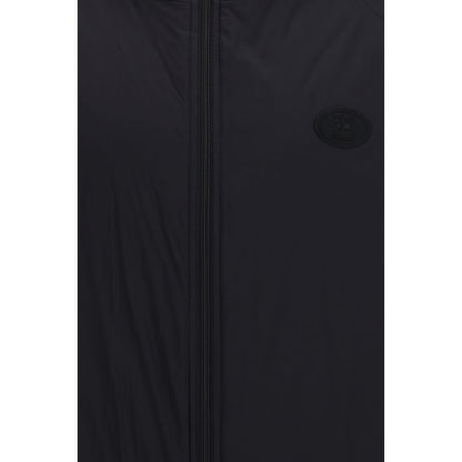 Burberry Black Nylon Shell Jacket Lightweight Outerwear