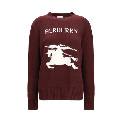 Sudadera Burberry De Lana En Color Burdeos Modelo Aries