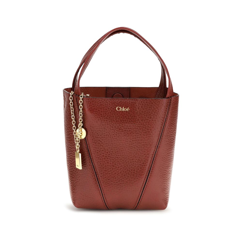 Chloé Bolso De Hombro Bos Taurus - Cuero Rojo De Ternera