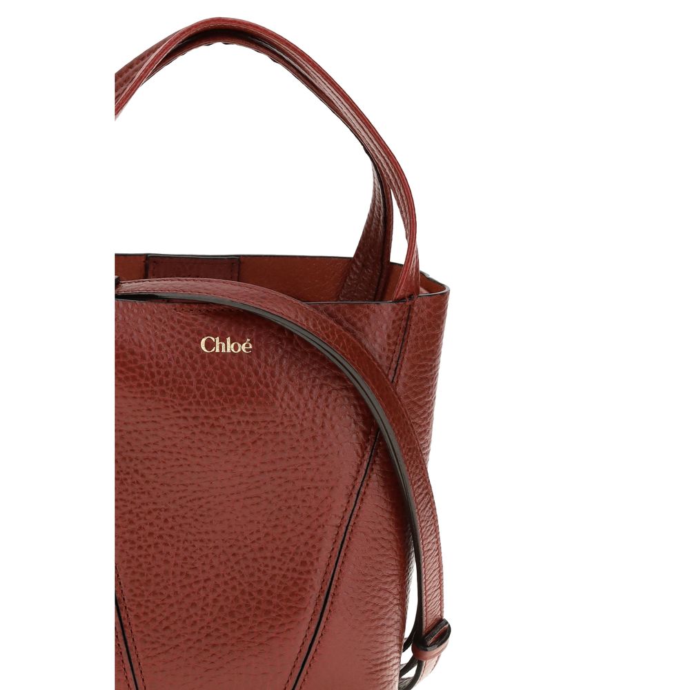 Chloé Bolso De Hombro Bos Taurus - Cuero Rojo De Ternera